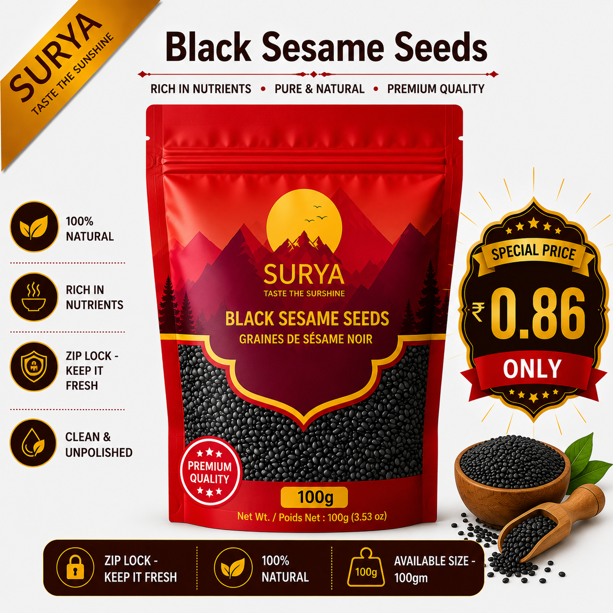 Black Sesame Seeds