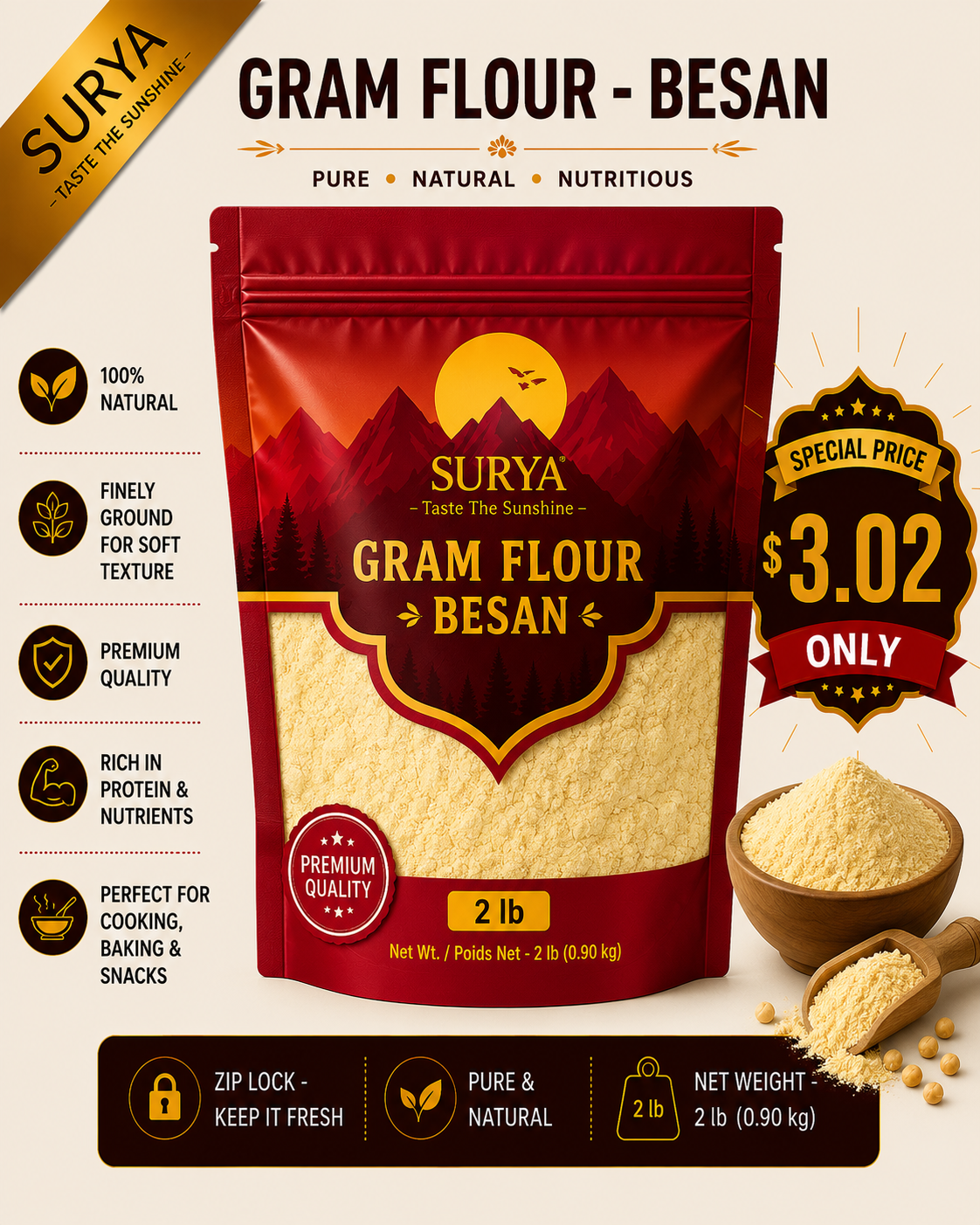 Gram Flour - Besan