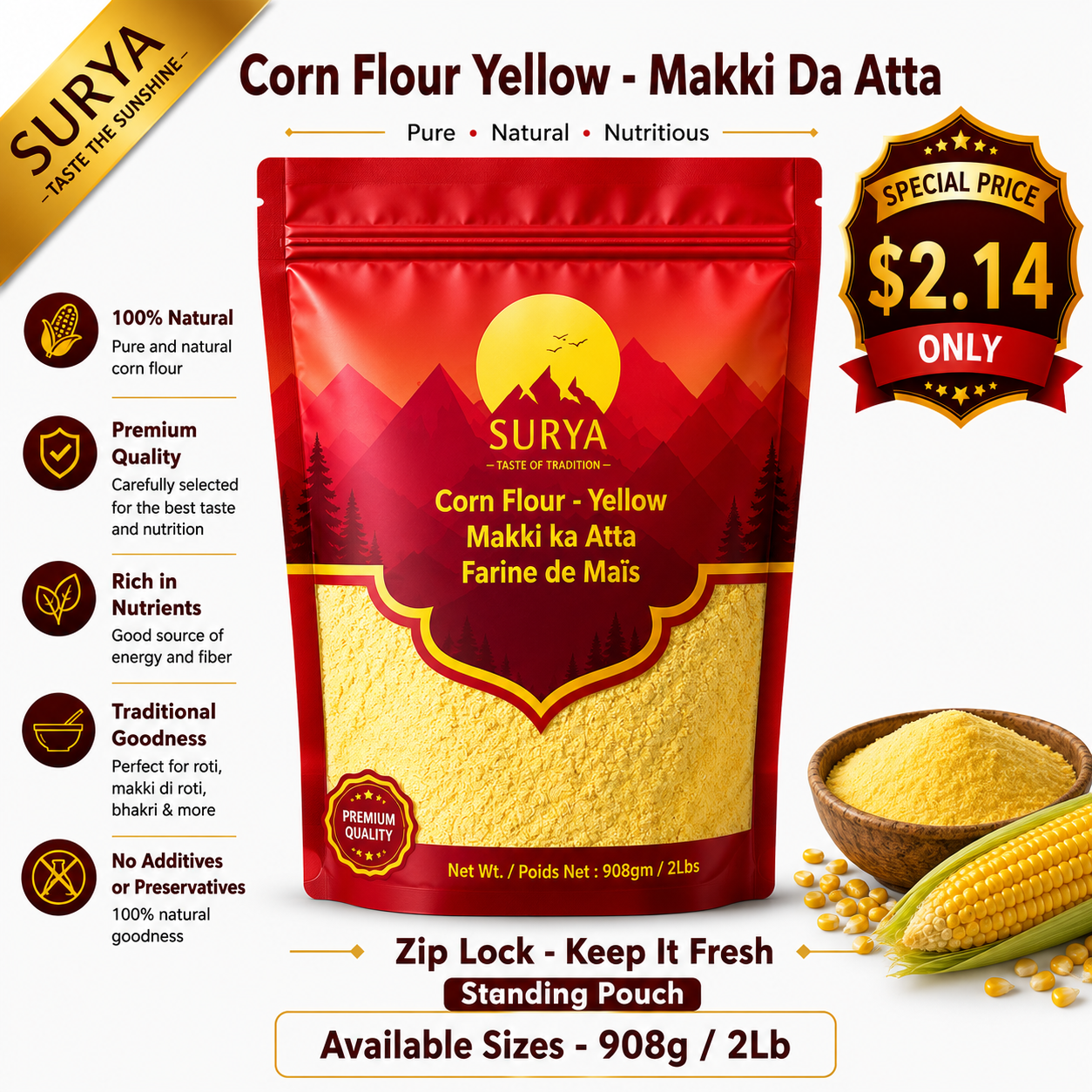 Corn Flour - Yellow