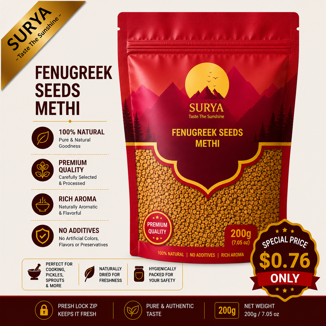 Fenugreek Seeds