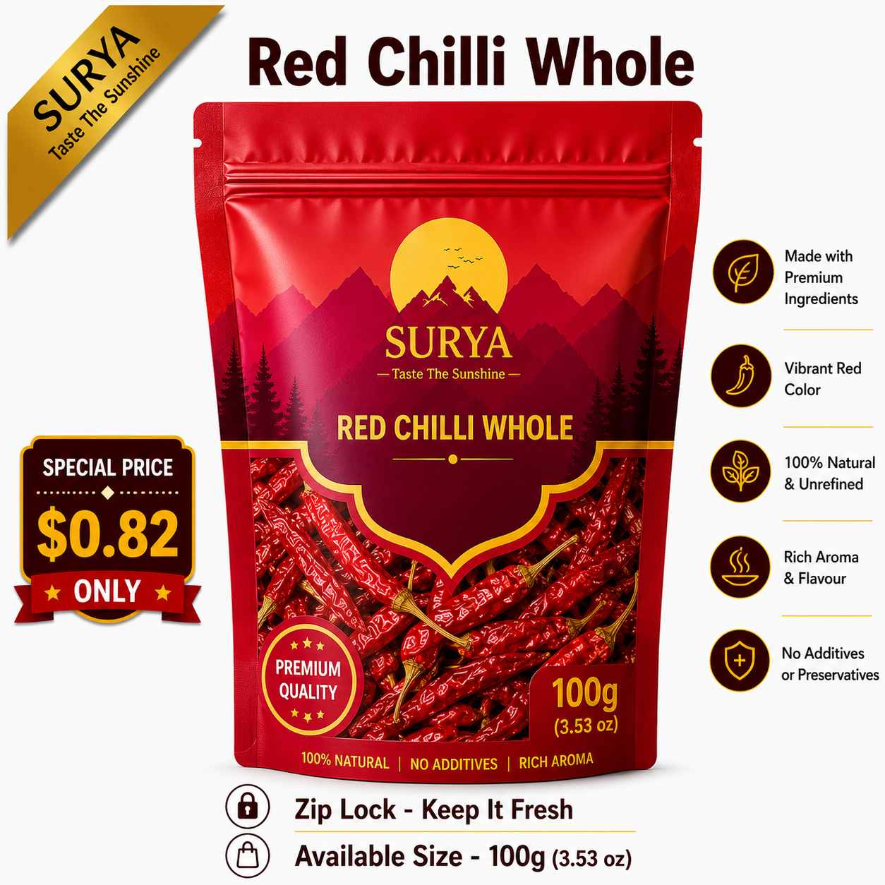 Red Chilli Whole