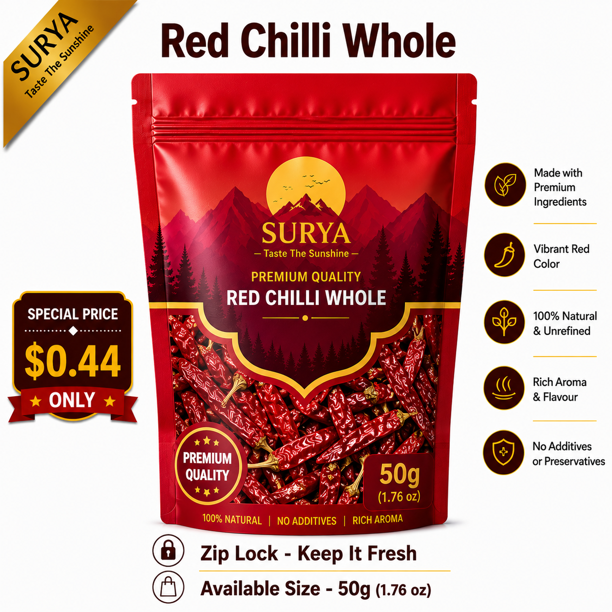 Red Chilli Whole